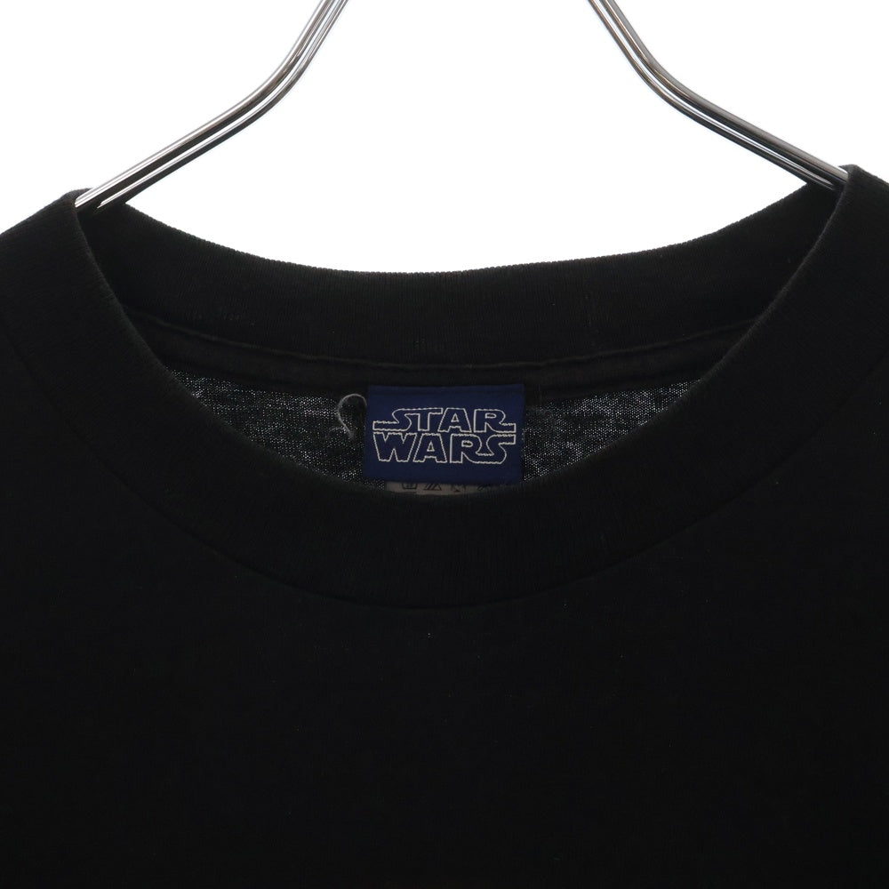 VINTAGE(ヴィンテージ) 90S Star Wars Count Dooku ドゥーク伯爵 プリント 半袖Tシャツ ブラック