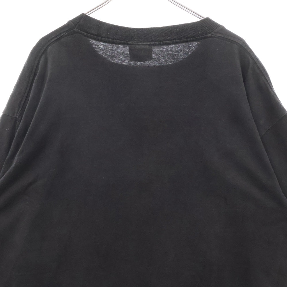 VINTAGE(ヴィンテージ) 90S Star Wars Palpatine パルパティーン 蓄光 フロッキープリント 半袖Tシャツ ブラック