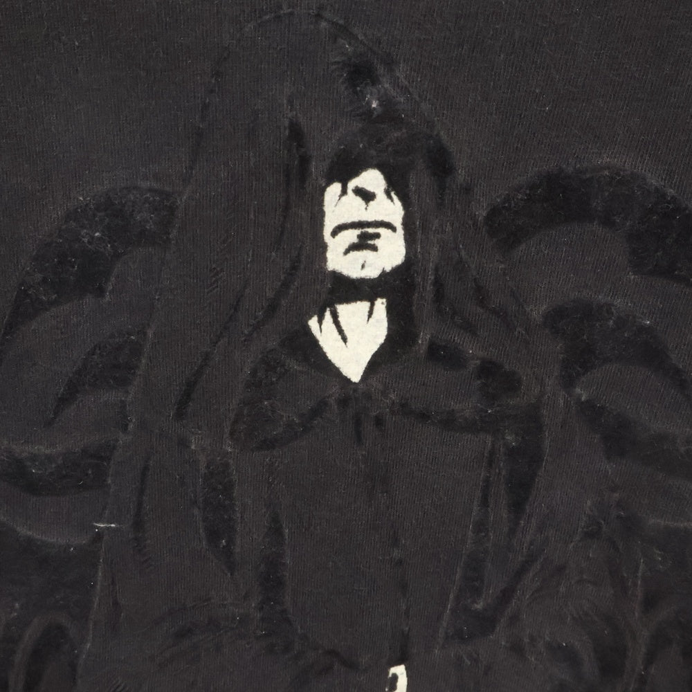 VINTAGE(ヴィンテージ) 90S Star Wars Palpatine パルパティーン 蓄光 フロッキープリント 半袖Tシャツ ブラック