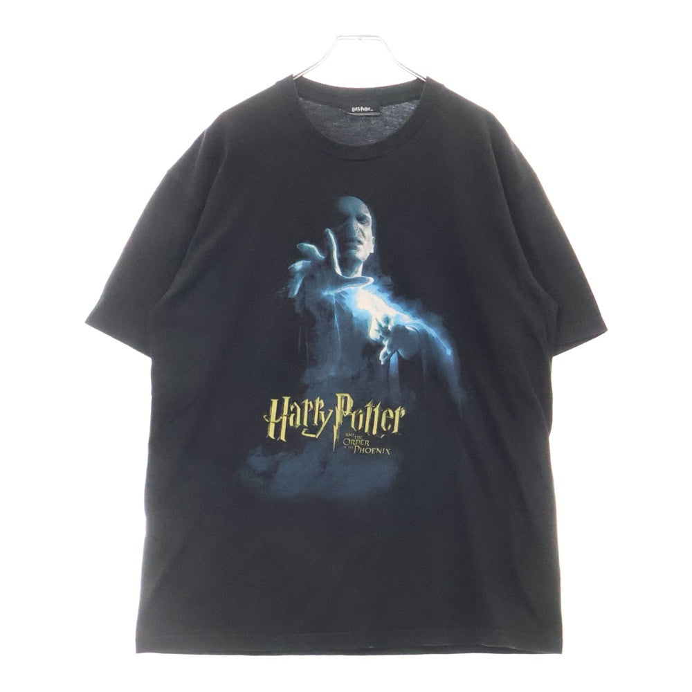 VINTAGE(ヴィンテージ) 00S Harry Potter ハリーポッター ヴォルデモート プリント 半袖Tシャツ ブラック
