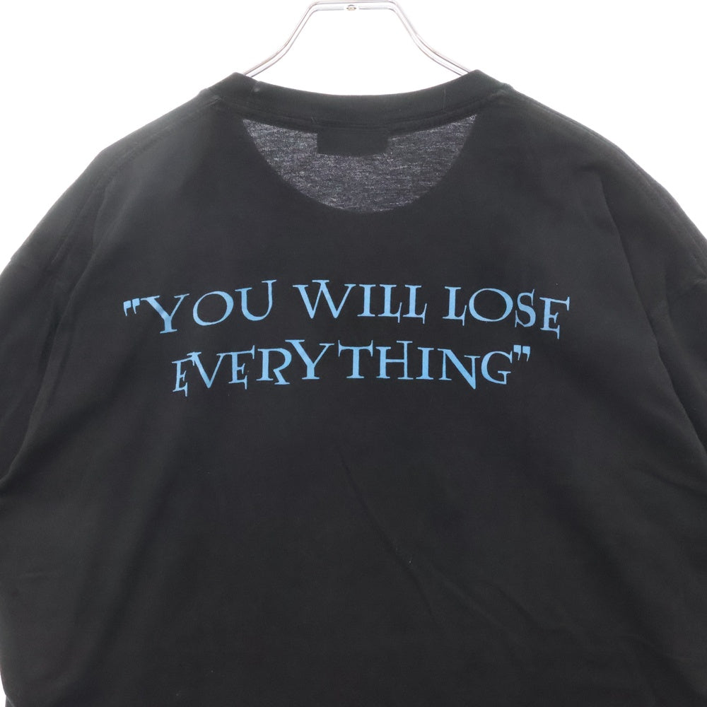 VINTAGE(ヴィンテージ) 00S Harry Potter ハリーポッター ヴォルデモート プリント 半袖Tシャツ ブラック