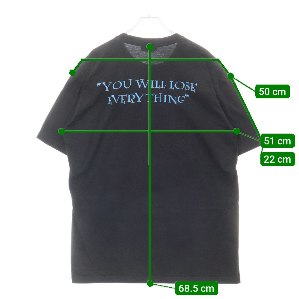 VINTAGE(ヴィンテージ) 00S Harry Potter ハリーポッター ヴォルデモート プリント 半袖Tシャツ ブラック