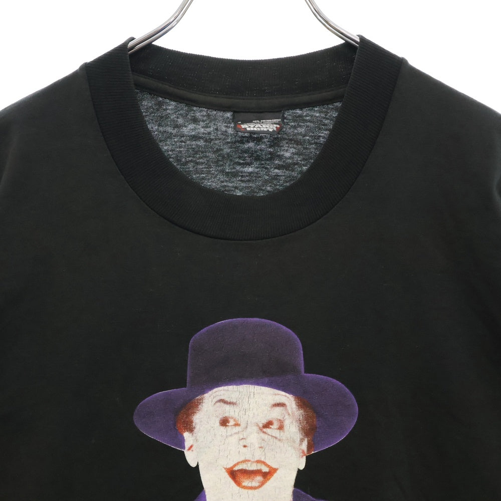 VINTAGE(ヴィンテージ) 90S THE JOKER BATMAN MOVIE PROMO ジョーカー プリント 半袖Tシャツ ブラック