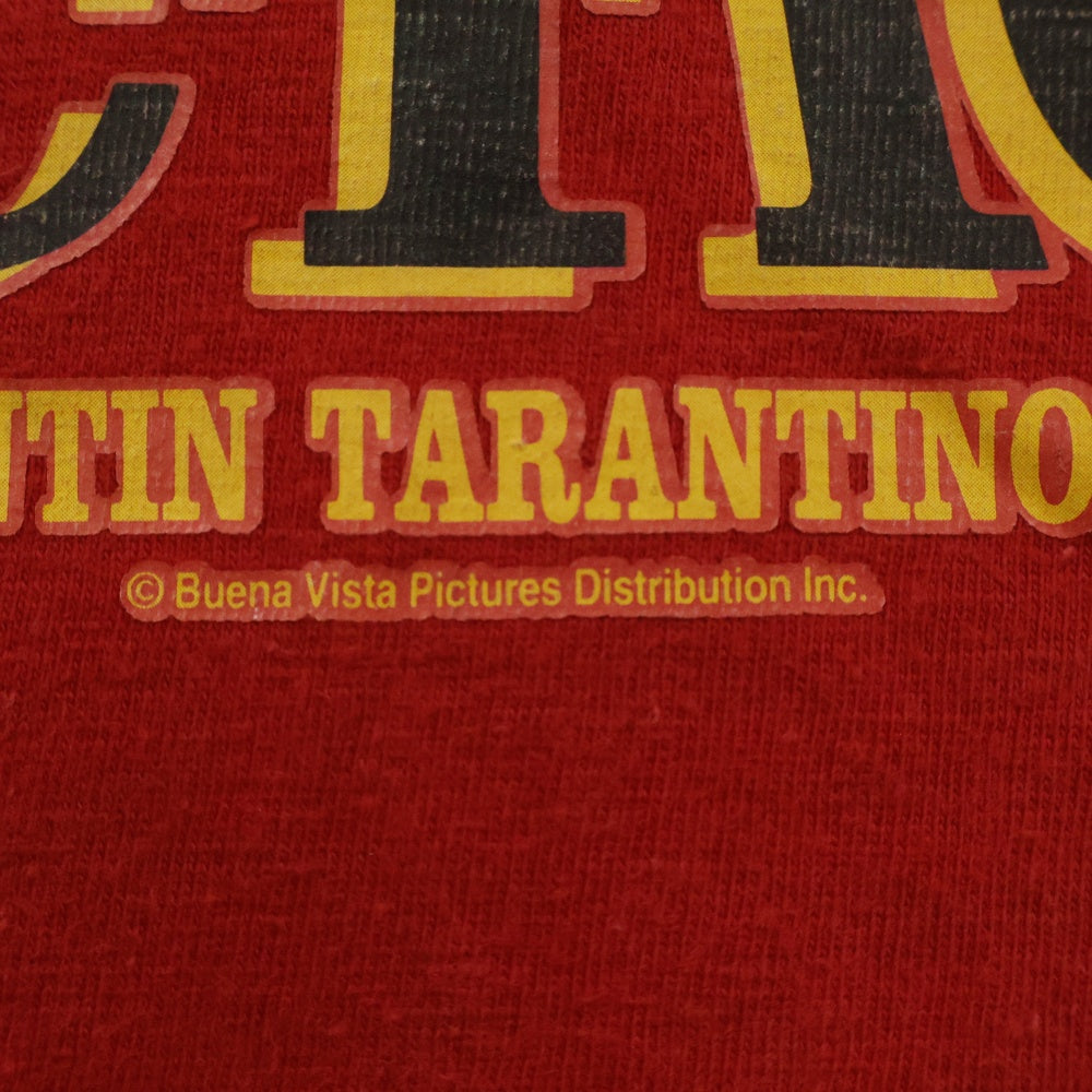 VINTAGE(ヴィンテージ) 90s PULP FICTION パルプフィクション Tシャツ 半袖カットソー レッド