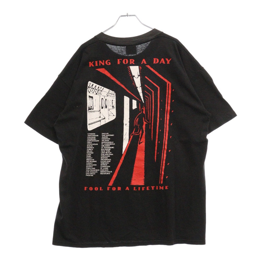 VINTAGE(ヴィンテージ) 90s FAITH NO MORE フェイスノーモア 両面プリント Tシャツ 半袖カットソー ブラック