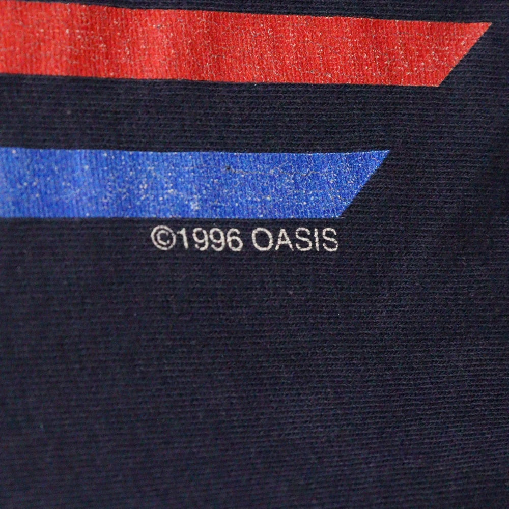 VINTAGE(ヴィンテージ) 90s OASIS AMERICAN PROMO TOUR オアシス アメリカンプロモツアー Tシャツ 半袖カットソー ネイビー