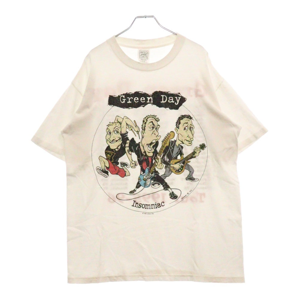 VINTAGE(ヴィンテージ) 90s GREEN DAY 1995-56 TOUR グリーンデイ ツアー Tシャツ 半袖カットソー ホワイト