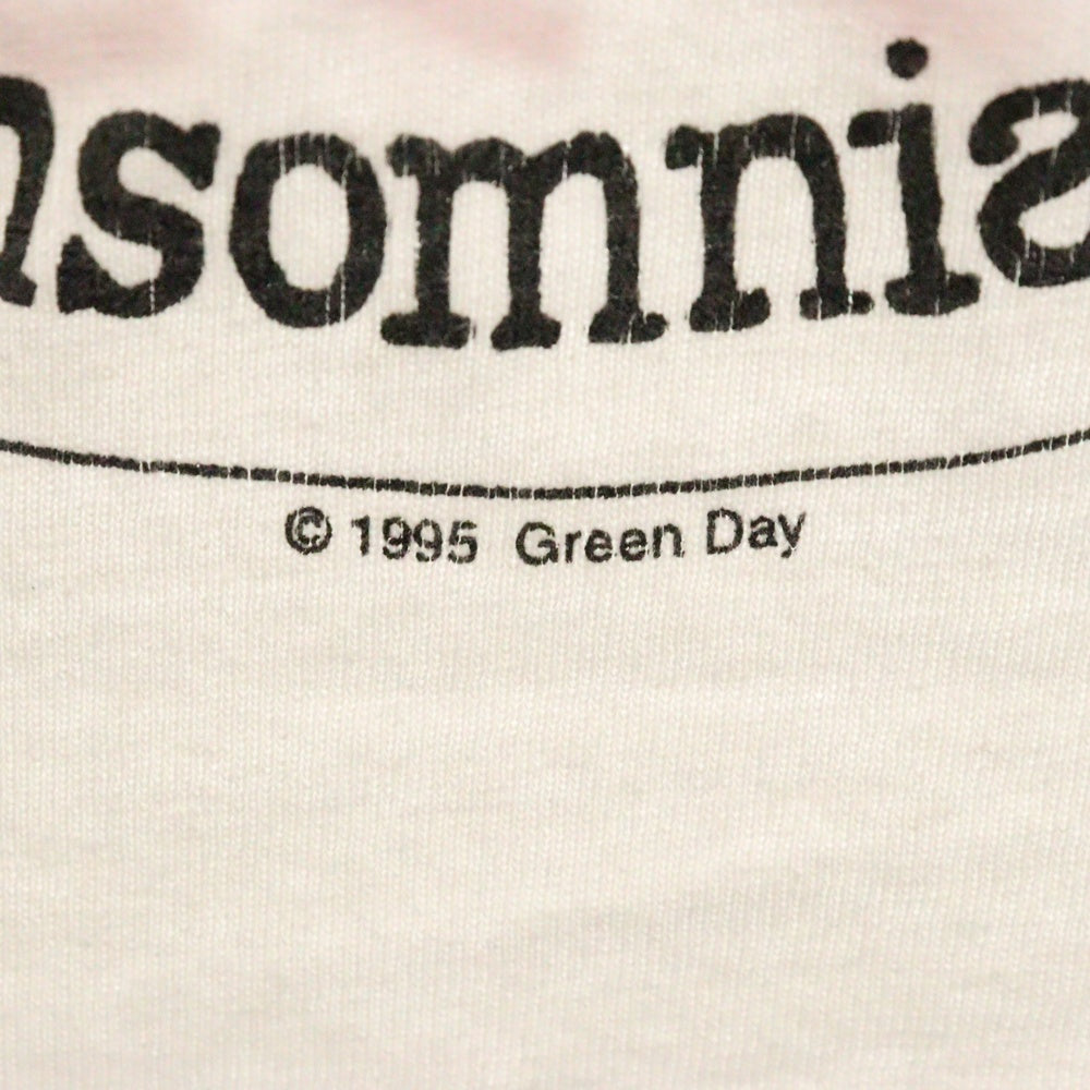 VINTAGE(ヴィンテージ) 90s GREEN DAY 1995-56 TOUR グリーンデイ ツアー Tシャツ 半袖カットソー ホワイト