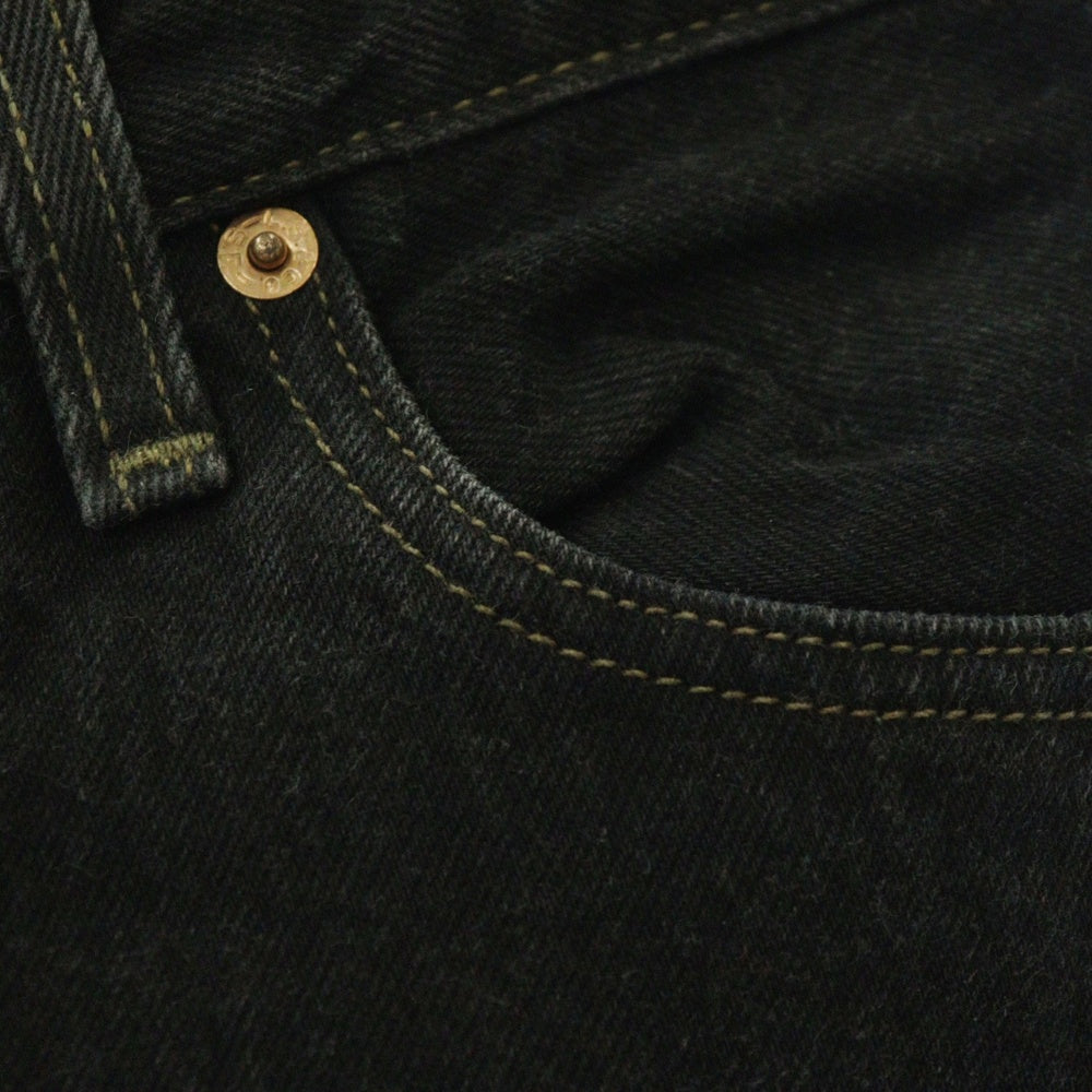 Levi's(リーバイス) 90S 501 先染め ブラックデニムパンツ ボタン裏544 ブラック