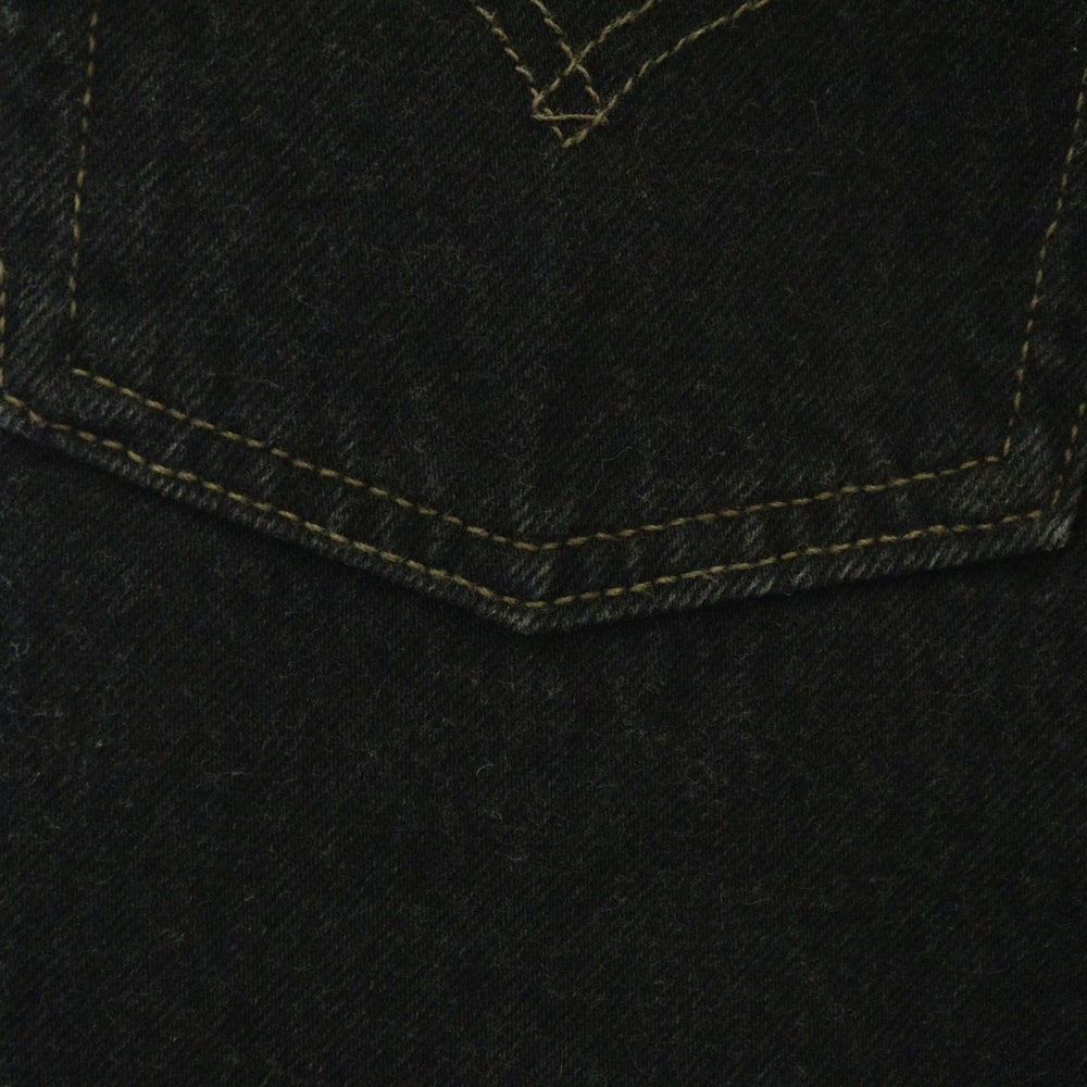 Levi's(リーバイス) 90S 501 先染め ブラックデニムパンツ ボタン裏544 ブラック