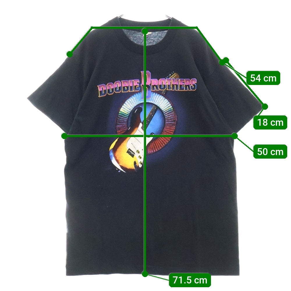 VINTAGE(ヴィンテージ) 90s DOOBIE BROTHERS ドゥービーブラザーズ Tシャツ 半袖カットソー ブラック