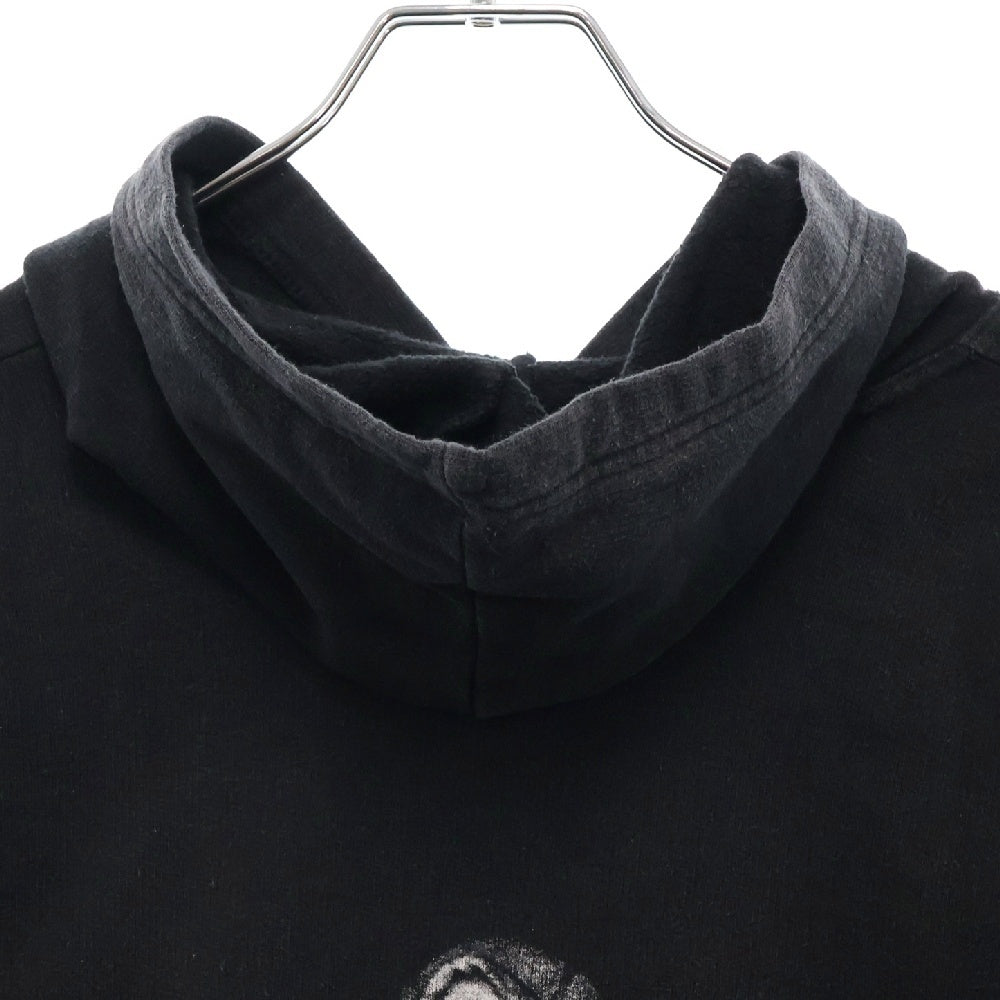 VINTAGE(ヴィンテージ) 90-00s Eminem Boot Hoodie エミネム ブートレグ 両目プリントプルオーバーパーカー フーディー ブラック