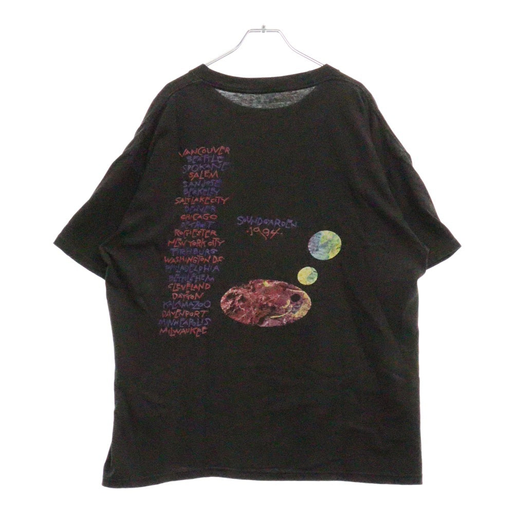 VINTAGE(ヴィンテージ) 90S SOUNDGARDEN サウンドガーデン 両面プリント 半袖Tシャツ ブラック