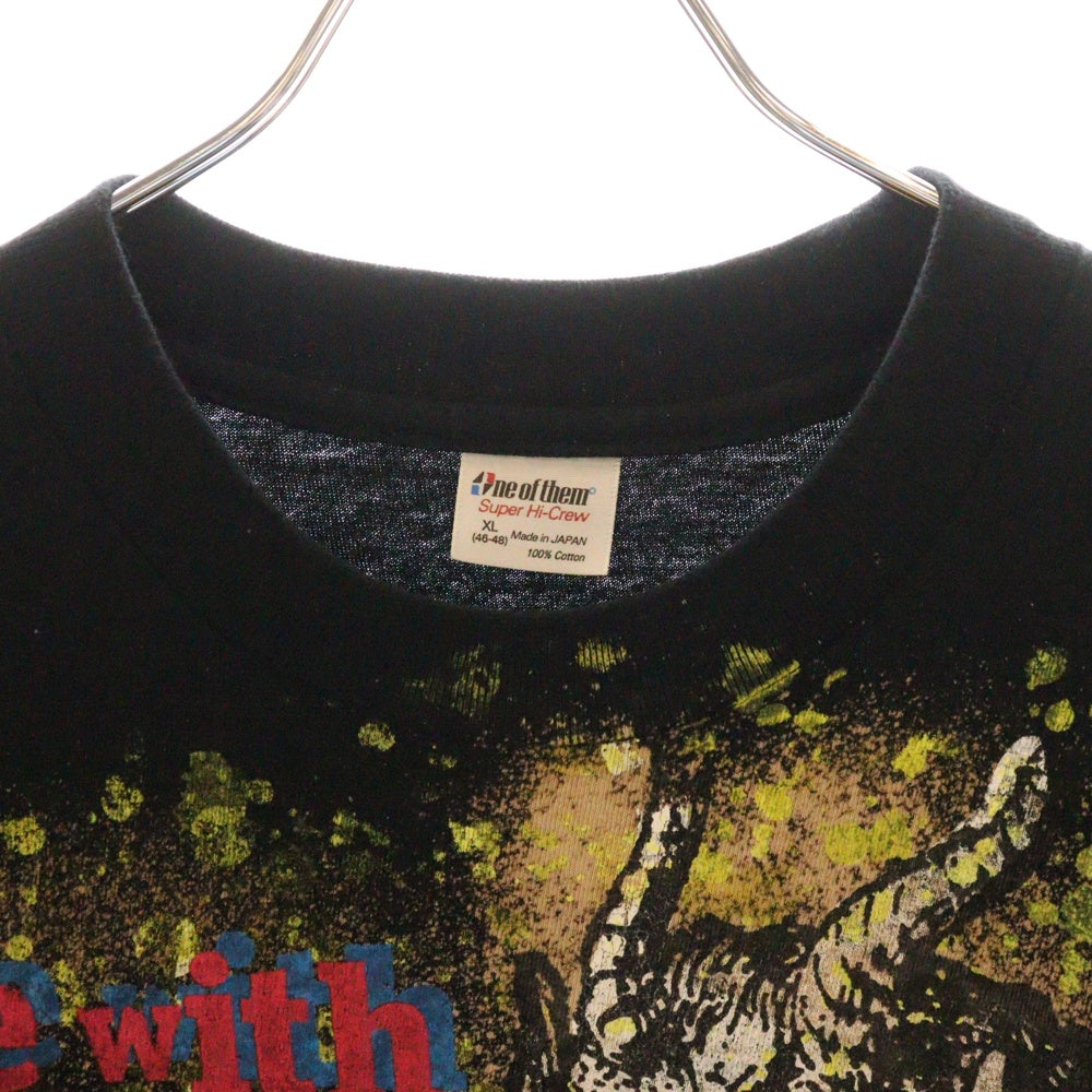 VINTAGE(ヴィンテージ) DONROCK ONE OF THEM SATAN TEE ドンロック ワンオブゼム サタン Tシャツ 半袖カットソー ブラック