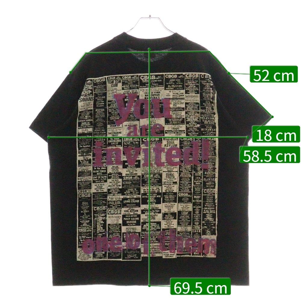 VINTAGE(ヴィンテージ) DONROCK ONE OF THEM SATAN TEE ドンロック ワンオブゼム サタン Tシャツ 半袖カットソー ブラック