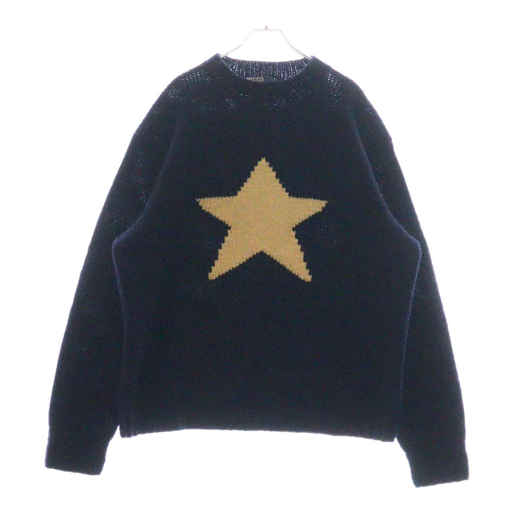 POLO RALPH LAUREN(ポロラルフローレン) 90s ONE STAR HAND KNIT ワンスター ハンドニット ネイビー