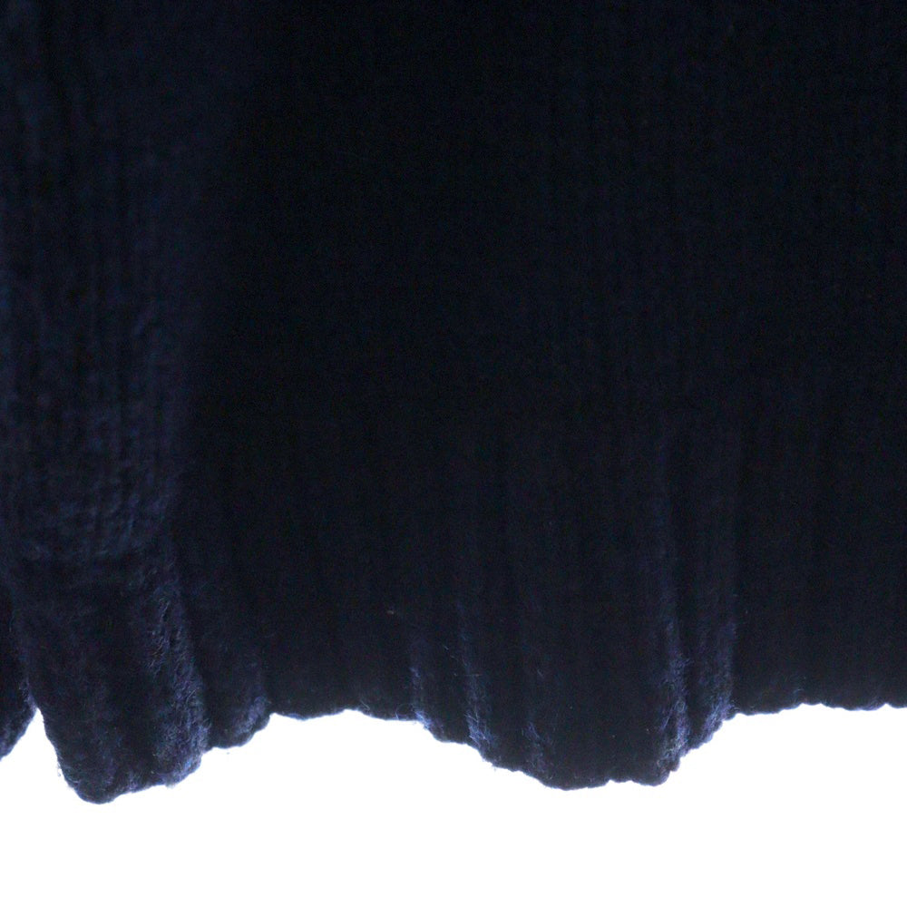 POLO RALPH LAUREN(ポロラルフローレン) 90s ONE STAR HAND KNIT ワンスター ハンドニット ネイビー
