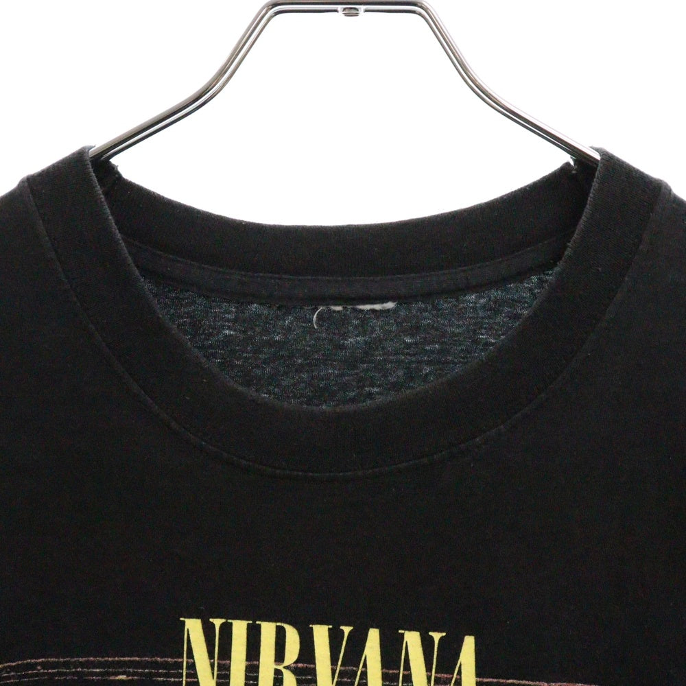 VINTAGE(ヴィンテージ) 00s NIRVANA FROM THE MUDDY BANKS OF THE WISHKAH TEE ニルヴァーナ カートコバーン 両面プリント半袖Tシャツ カットソー ブラック