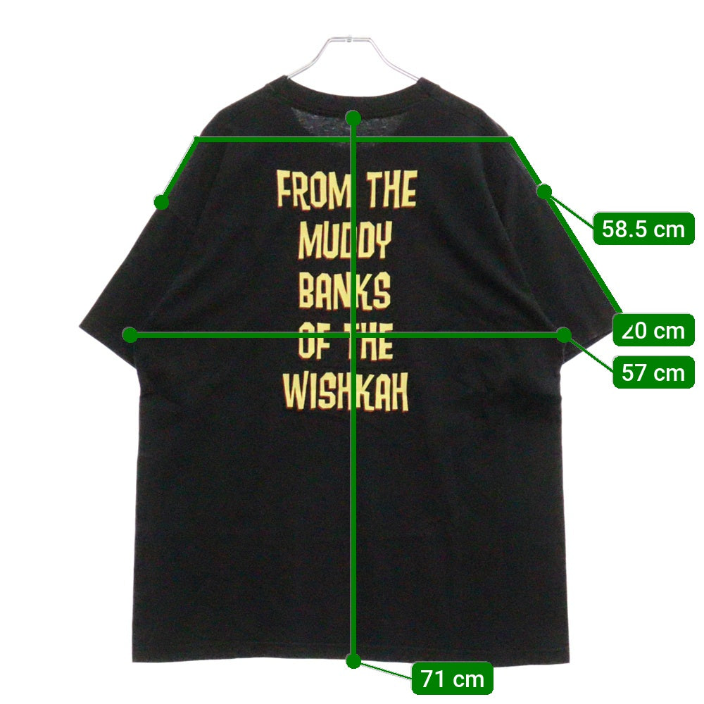 VINTAGE(ヴィンテージ) 00s NIRVANA FROM THE MUDDY BANKS OF THE WISHKAH TEE ニルヴァーナ カートコバーン 両面プリント半袖Tシャツ カットソー ブラック