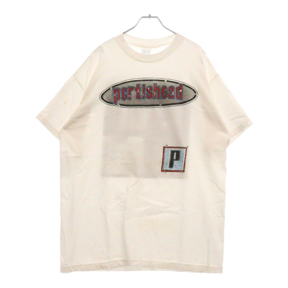 VINTAGE(ヴィンテージ) 90S Portishead ポーティスヘッド 両面プリント 半袖Tシャツ ホワイト