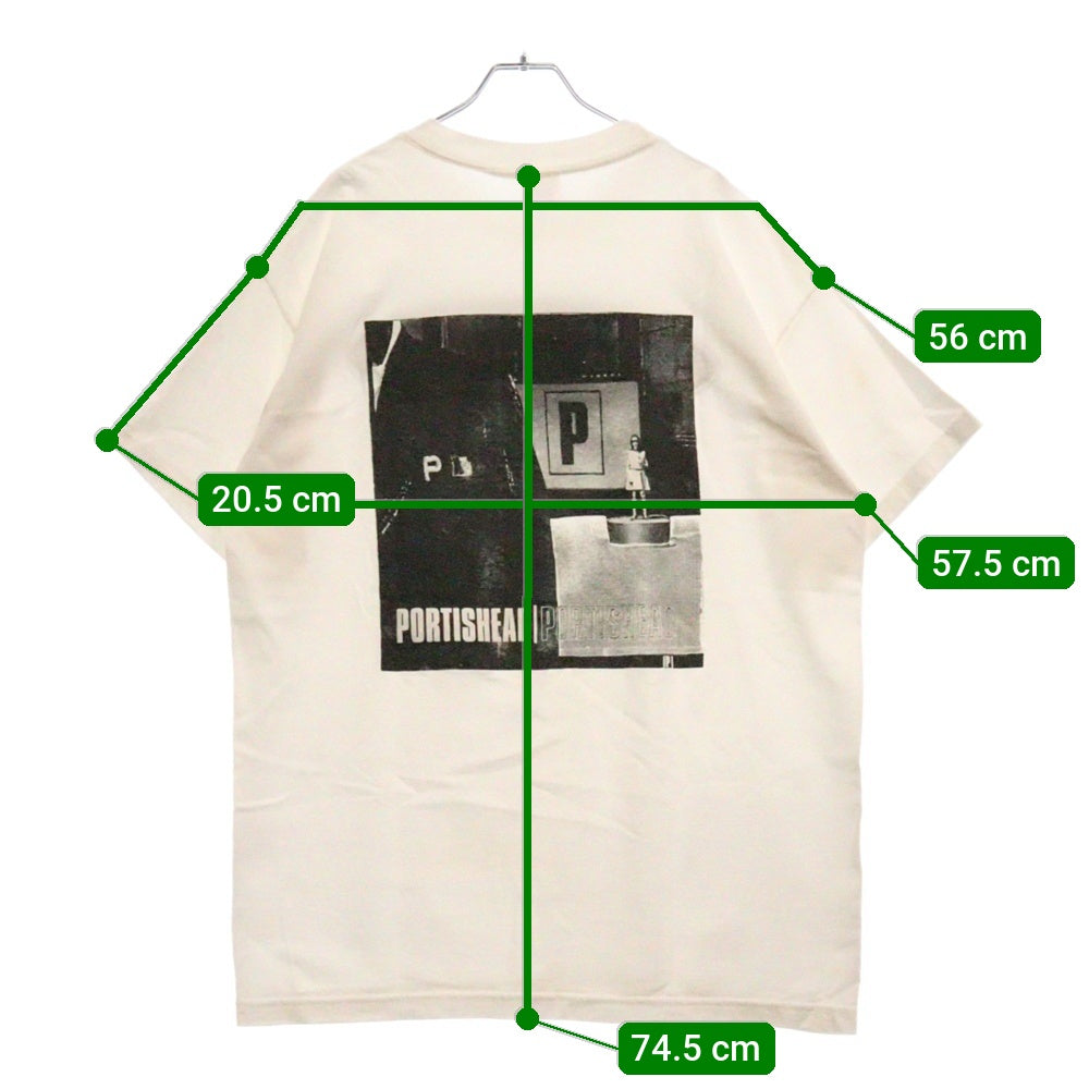 VINTAGE(ヴィンテージ) 90S Portishead ポーティスヘッド 両面プリント 半袖Tシャツ ホワイト