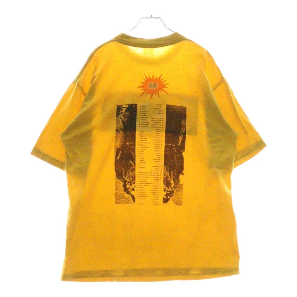 VINTAGE(ヴィンテージ) 90s R.E.M 1995 TOUR Tシャツ 半袖カットソー イエロー