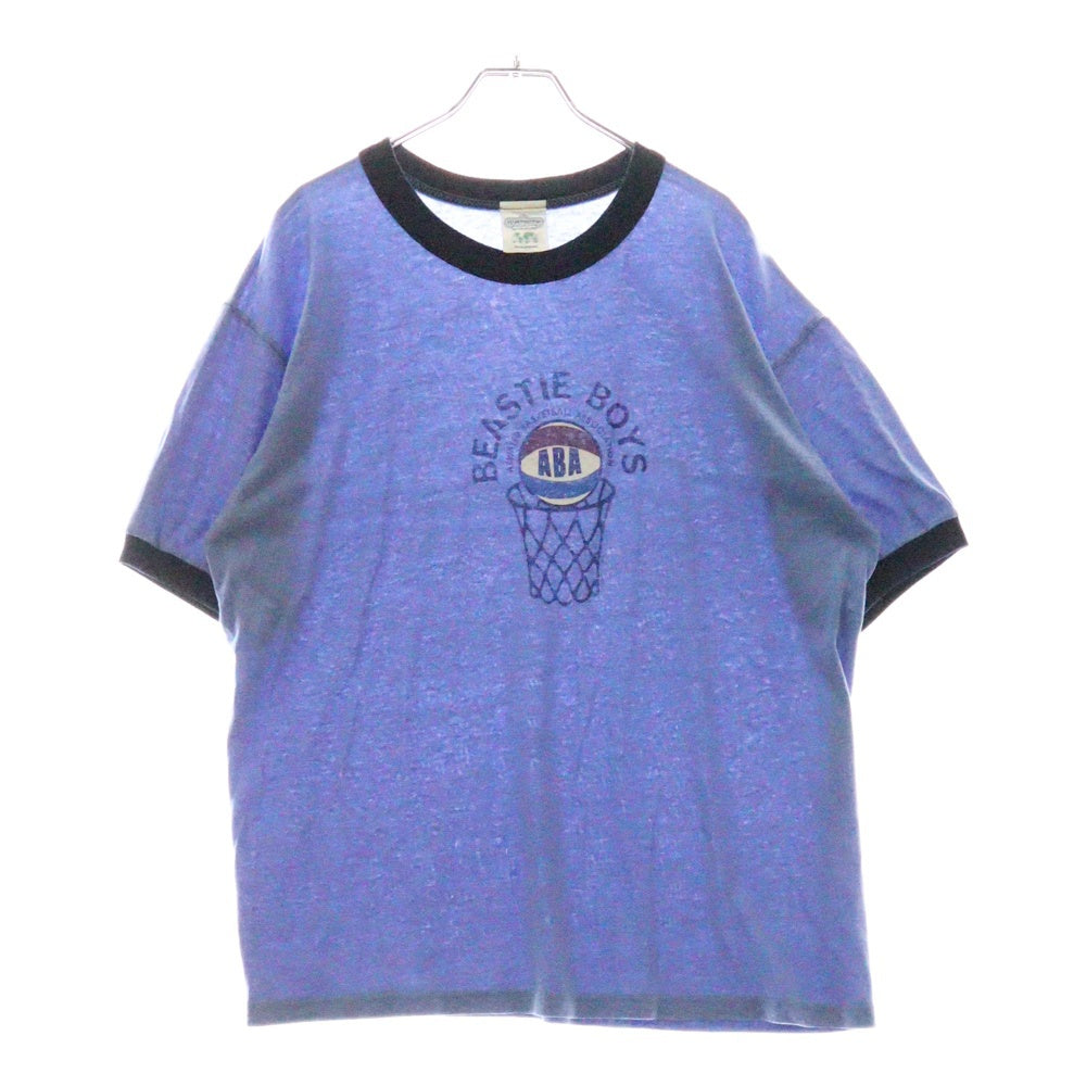VINTAGE(ヴィンテージ) 90s BEASTIE BOYS ビースティボーイズ リンガーハット Tシャツ 半袖カットソー ブルー