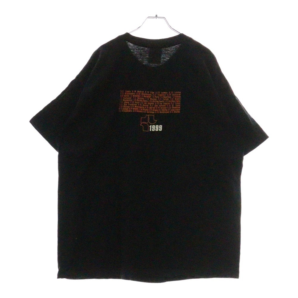 VINTAGE(ヴィンテージ) 90s R.E.M 1999 TOUR Tシャツ 半袖カットソー ブラック