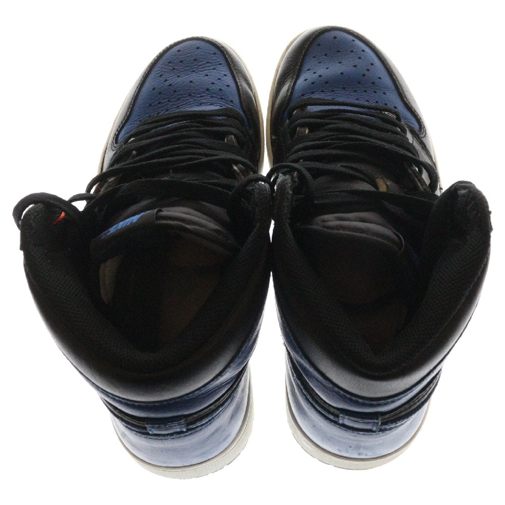 NIKE(ナイキ) AIR JORDAN 1 RETRO HIGH OG ROYAL 555088‐007 エアジョーダン1レトロ ロイヤル ハイカットスニーカー ブラック/ブルー US8.5/26.5cm