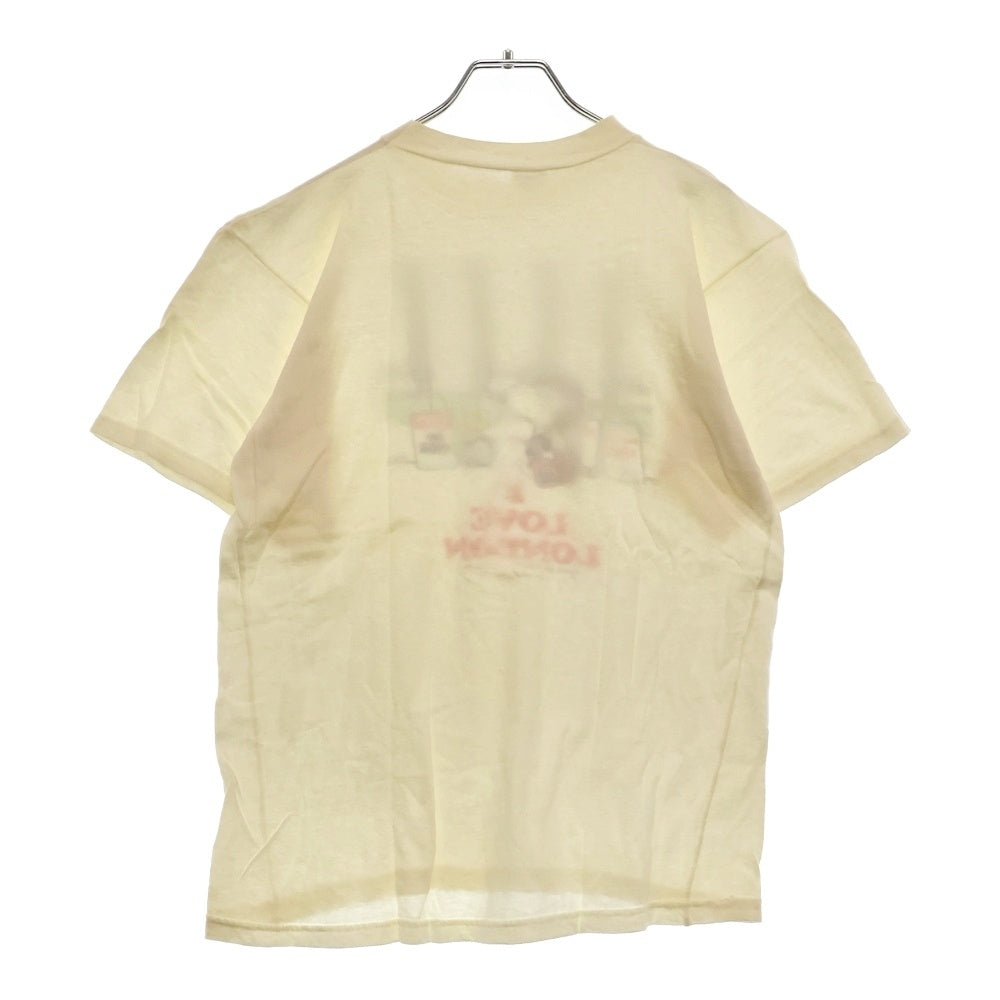 VINTAGE(ヴィンテージ) 80s SNOOPY ILOVE LONDON スヌーピー フロントプリント Tシャツ 半袖カットソー ホワイト