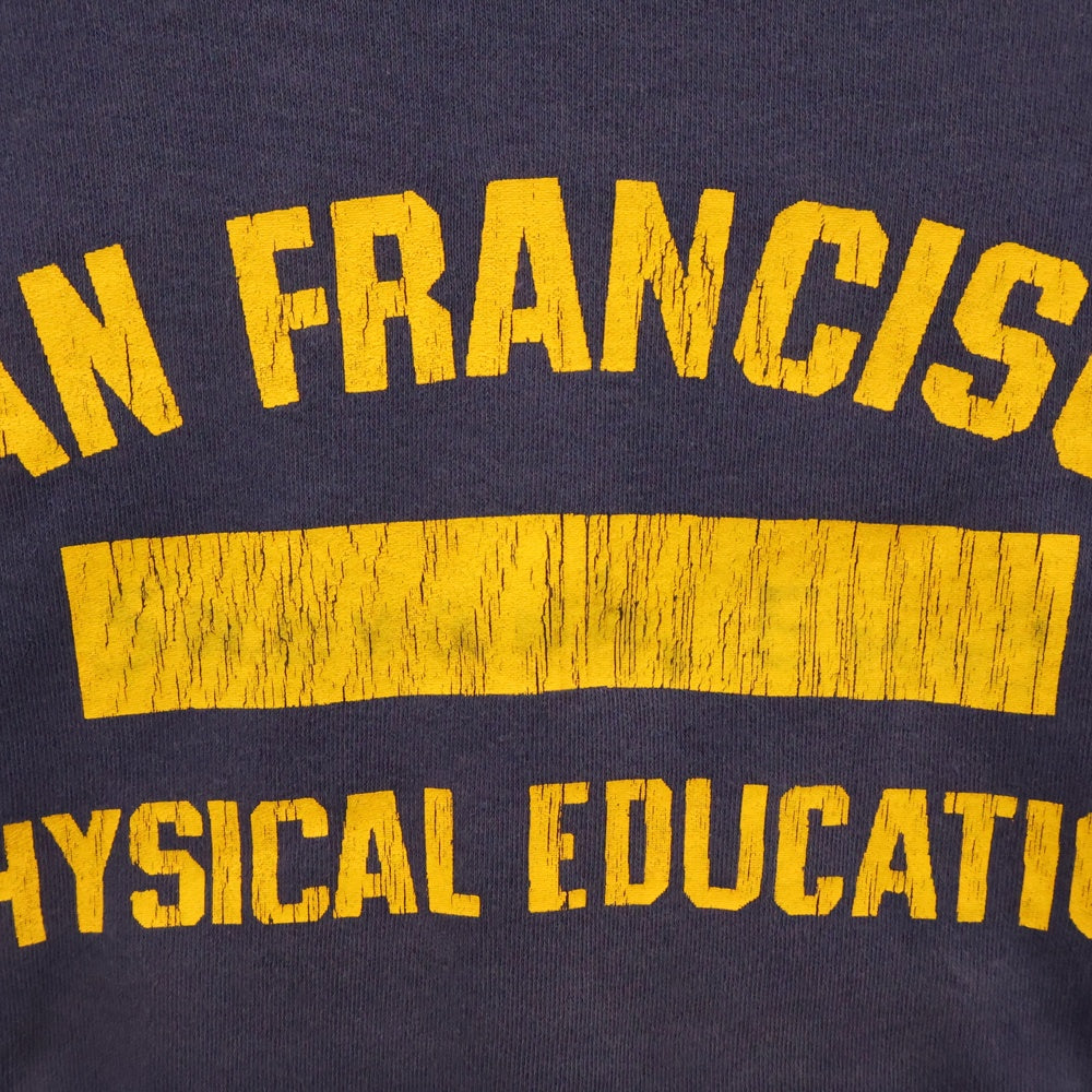 VINTAGE(ヴィンテージ) 70s SAN FRANCISCO サンフランシスコ ダブルフェイス Tシャツ 半袖カットソー ネイビー