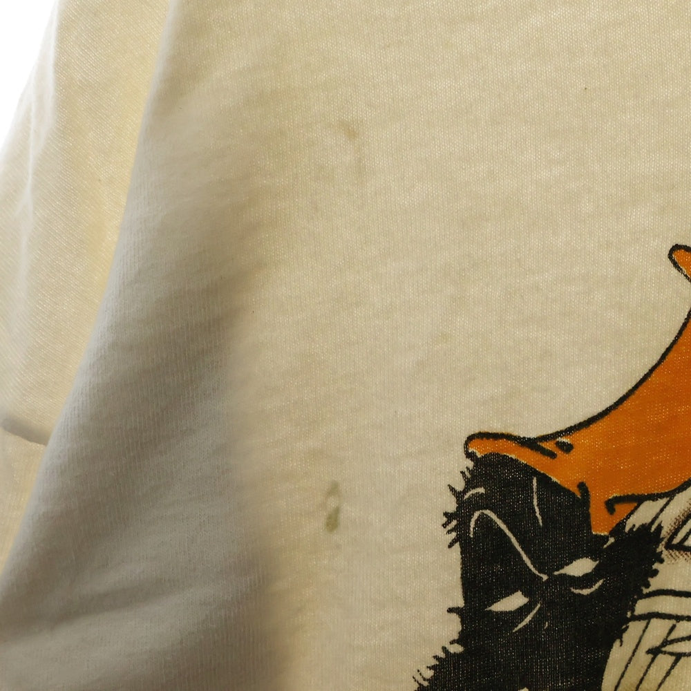 VINTAGE(ヴィンテージ) 90s Tasmanian Devil LS TEE タズマニアンデビル フロントプリント長袖Tシャツ カットソー ホワイト