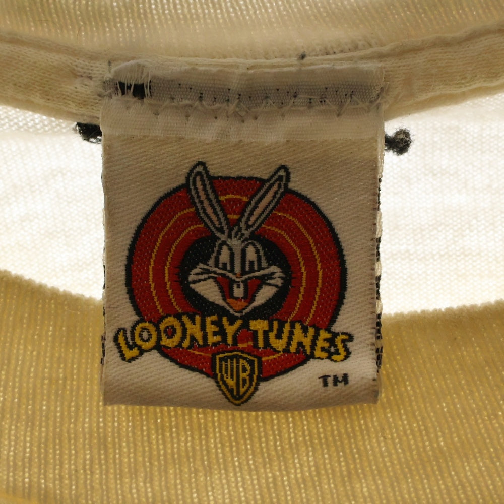 VINTAGE(ヴィンテージ) 90s Tasmanian Devil LS TEE タズマニアンデビル フロントプリント長袖Tシャツ カットソー ホワイト