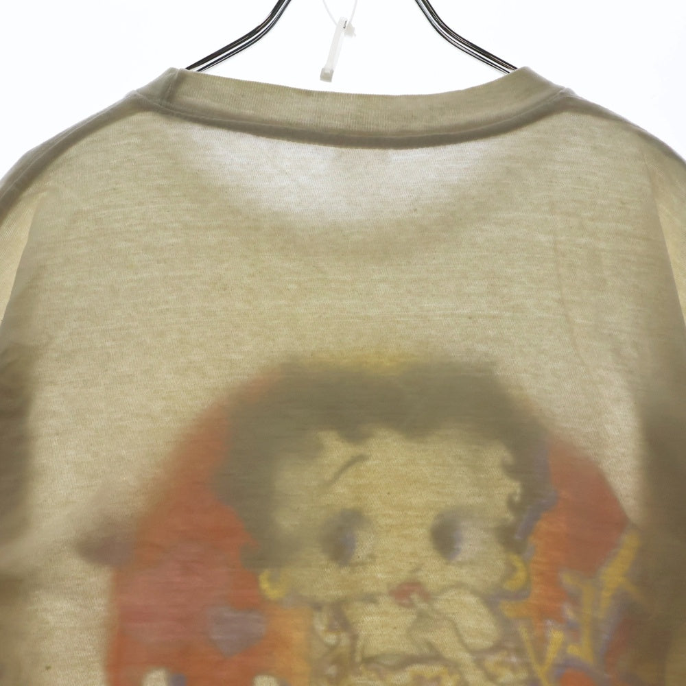 VINTAGE(ヴィンテージ) 90s BETTY BOOP TEE ベティブープ フロントプリント半袖Tシャツ カットソー ホワイト