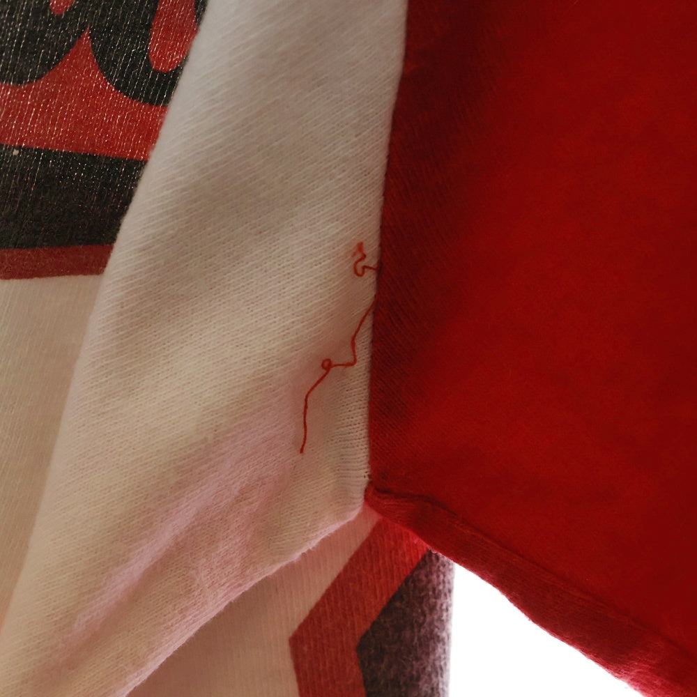 VINTAGE(ヴィンテージ) 90s RED HOT CHILI PEPPERS Californication レッドホットチリペッパーズ カリフォルニケイション ラグランスリーブ Tシャツ 長袖カットソー ホワイト/レッド