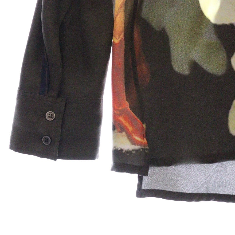 Yohji Yamamoto POUR HOMME(ヨウジヤマモト プールオム) 01AW ARCHIVE ギャングスター期 ピンナップガールシャツ 長袖シャツ