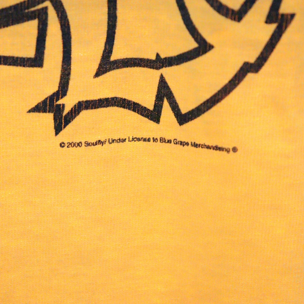 VINTAGE(ヴィンテージ) 00S SOULFLY 両面プリント 半袖Tシャツ イエロー