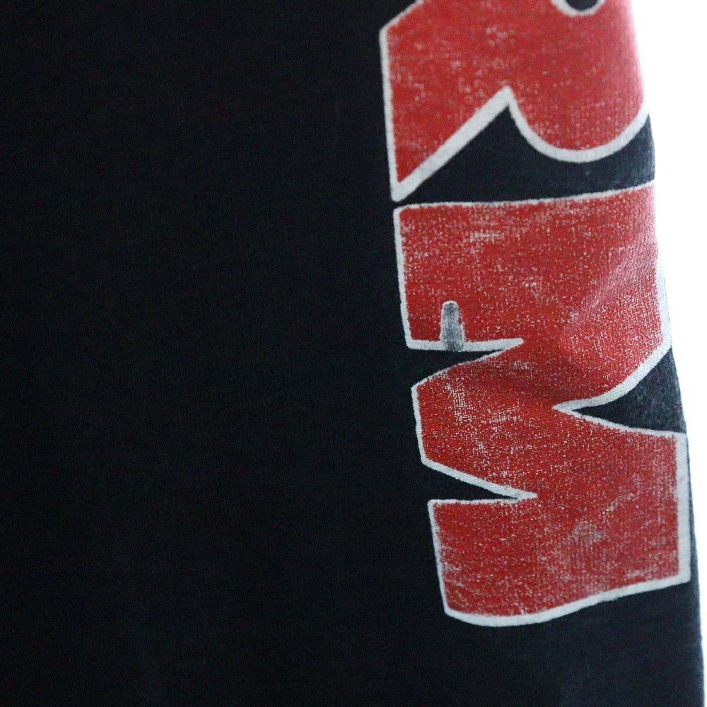 VINTAGE(ヴィンテージ) 90S The Storm Batten Down The Hatches 両面プリント ロングスリーブ 長袖Tシャツ ブラック