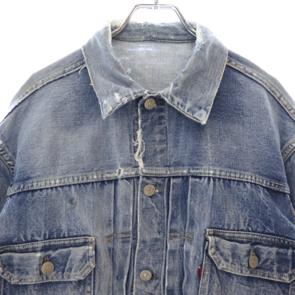 Levi's(リーバイス) 50s VINTAGE 507XX 2nd セカンド ハギ付き ボタン裏刻印17 Gジャン デニム ジャケット インディゴ