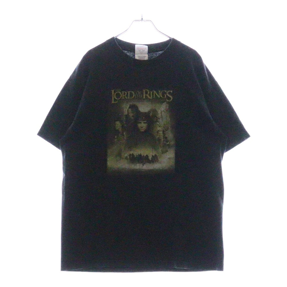 VINTAGE(ヴィンテージ) 00s LORD OF THE RINGS ロードオブザリング Tシャツ 半袖カットソー ブラック