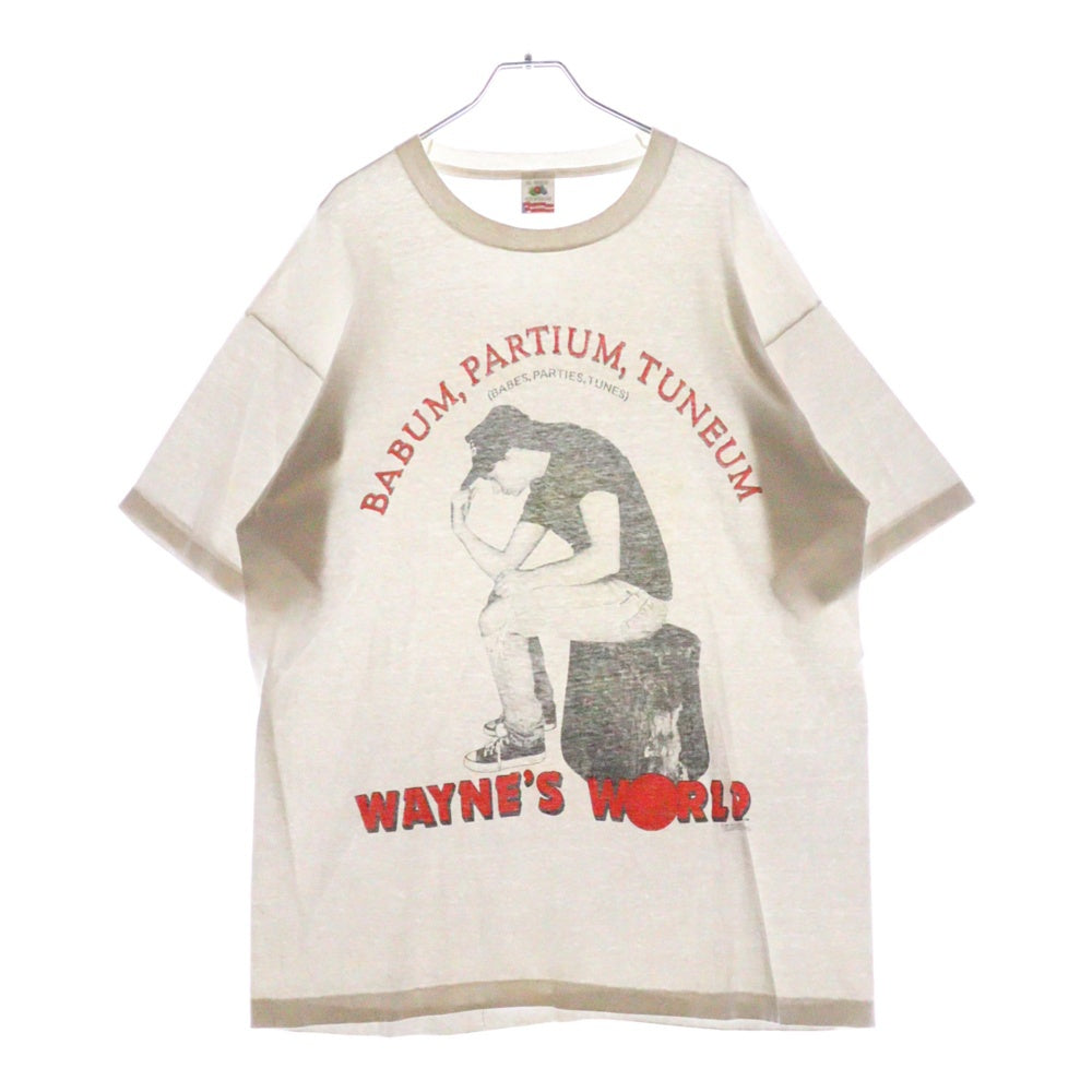 VINTAGE(ヴィンテージ) 90s BABUM PARTIUM TUNEUM Tシャツ 半袖カットソー ホワイト