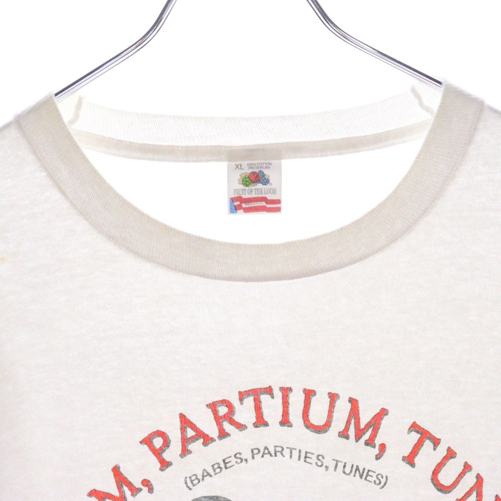 VINTAGE(ヴィンテージ) 90s BABUM PARTIUM TUNEUM Tシャツ 半袖カットソー ホワイト