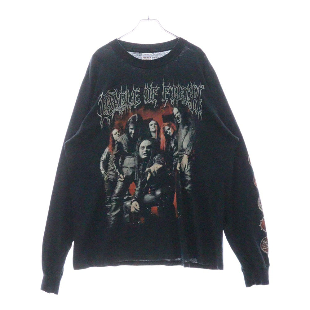 VINTAGE(ヴィンテージ) 00s CRADLE OF FILTH L/S クレイドル・オブ・フィルス 袖プリント Tシャツ 長袖カットソー