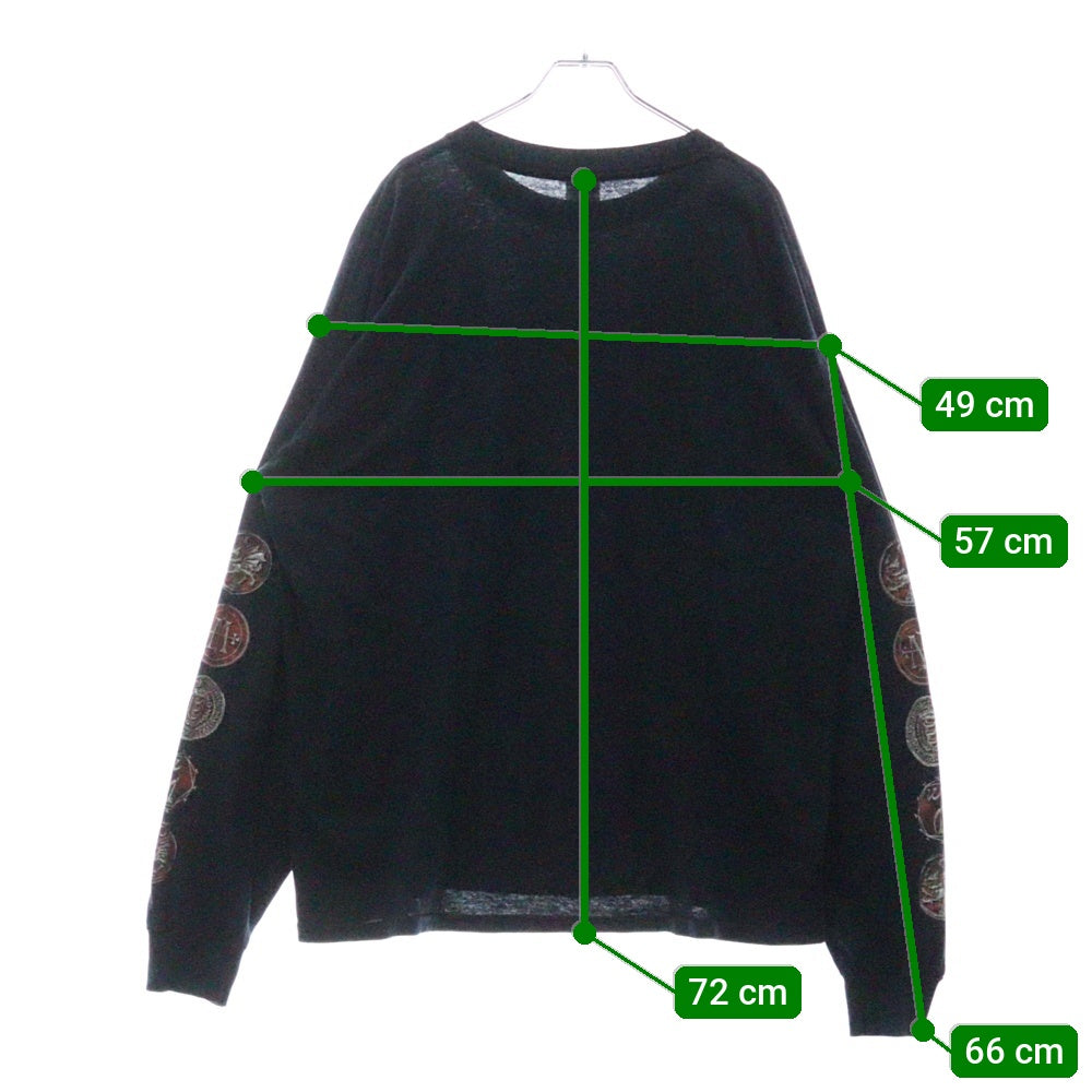 VINTAGE(ヴィンテージ) 00s CRADLE OF FILTH L/S クレイドル・オブ・フィルス 袖プリント Tシャツ 長袖カットソー