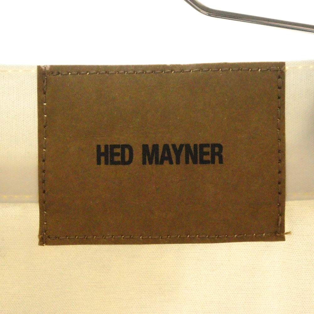 HED MAYNER(ヘドメイナー) 24SS Wide Leg Trousers HMMY67001A ワイド パンツ ホワイト