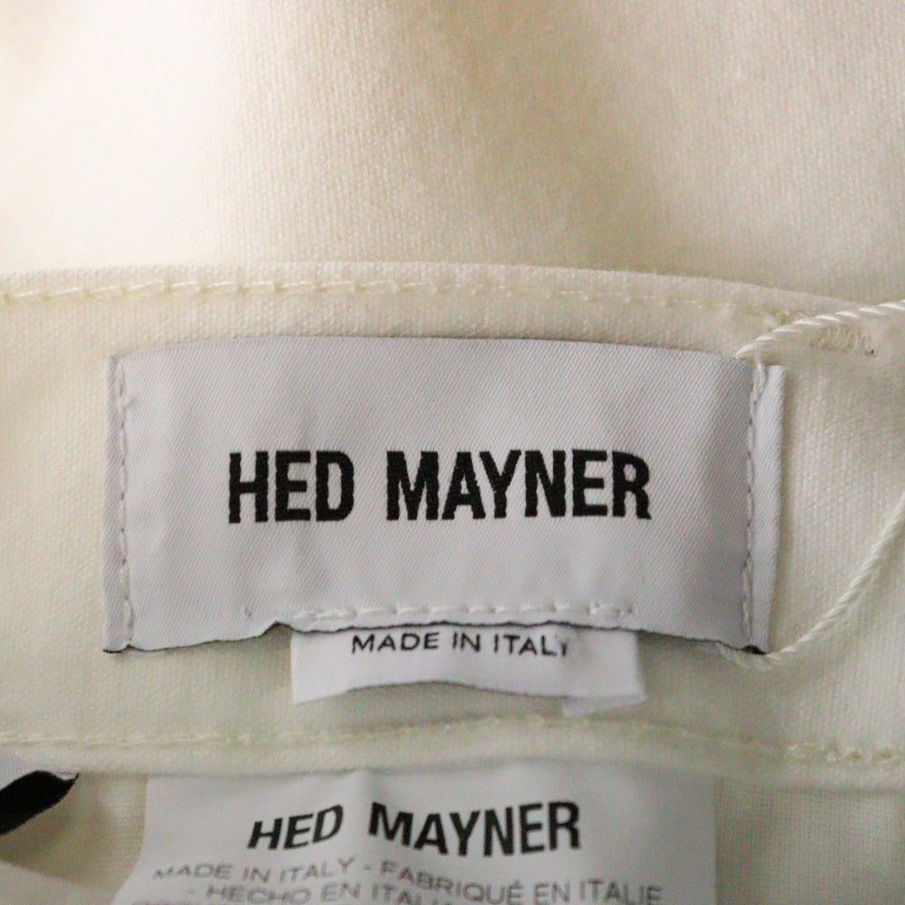 HED MAYNER(ヘドメイナー) 24SS Wide Leg Trousers HMMY67001A ワイド パンツ ホワイト