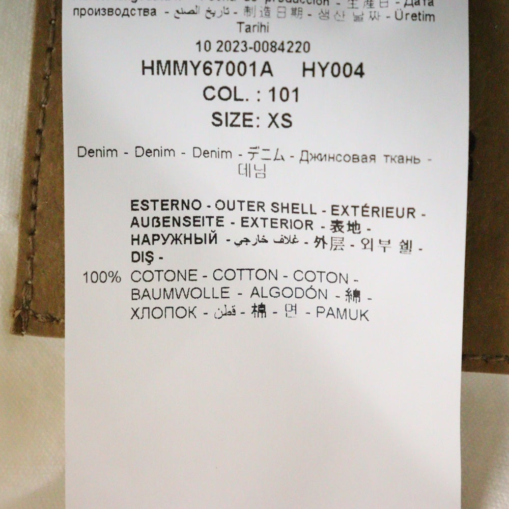 HED MAYNER(ヘドメイナー) 24SS Wide Leg Trousers HMMY67001A ワイド パンツ ホワイト