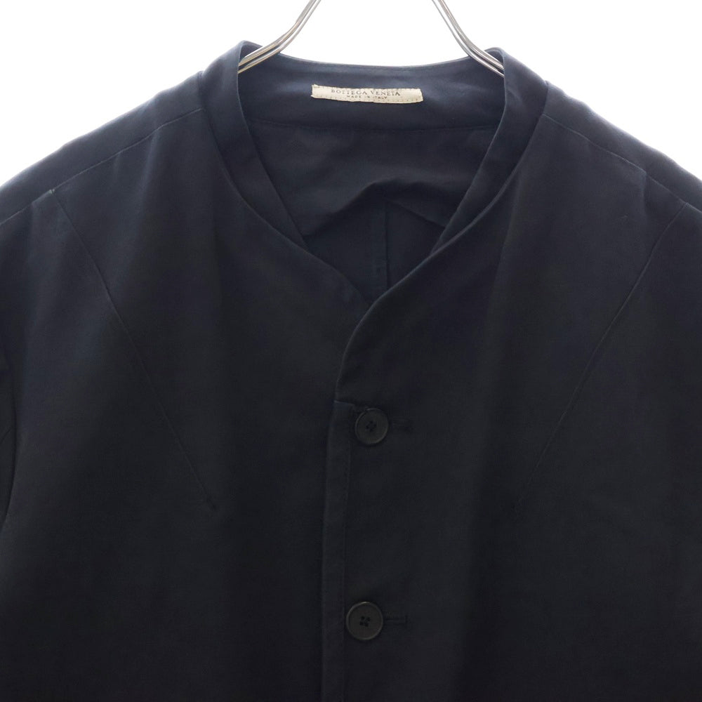 BOTTEGA VENETA(ボッテガヴェネタ) スタンドカラー コットン ジャケット ネイビー