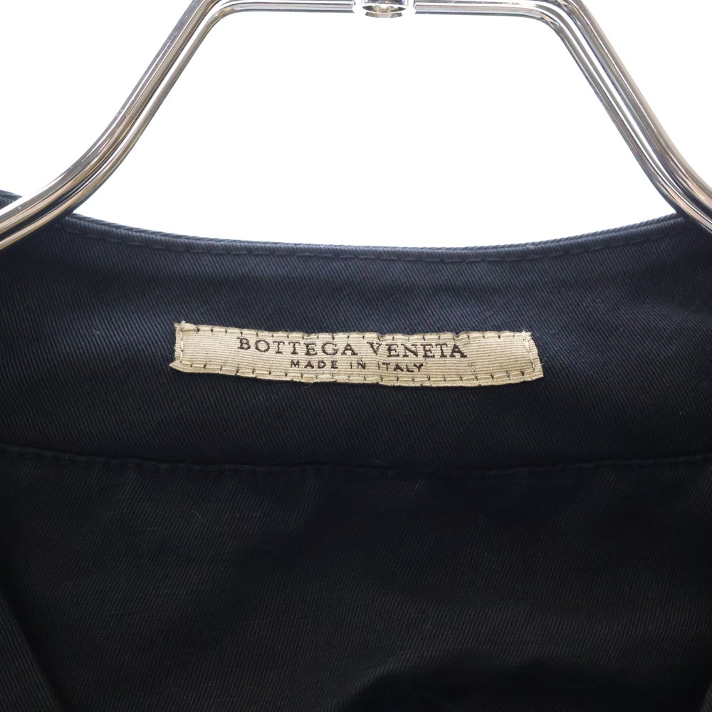 BOTTEGA VENETA(ボッテガヴェネタ) スタンドカラー コットン ジャケット ネイビー