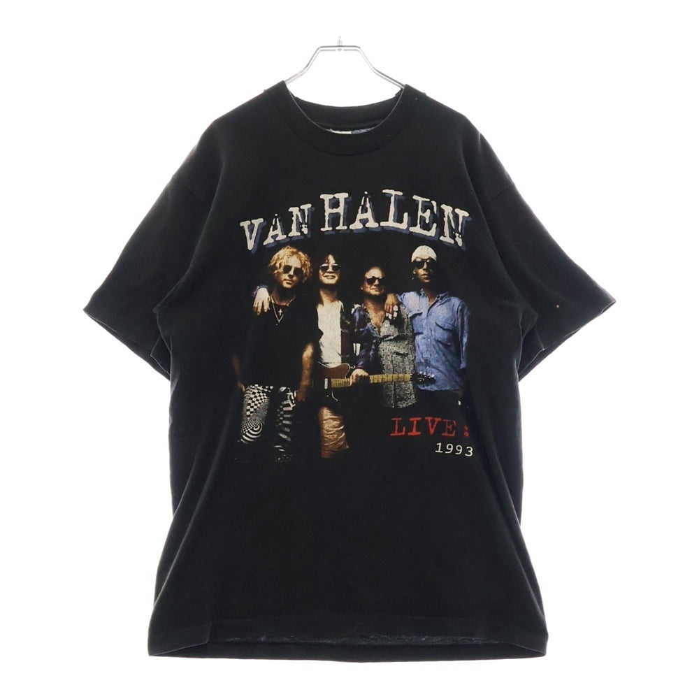 VINTAGE(ヴィンテージ) 90s VAN HALEN ヴァンヘーレン Tシャツ 半袖カットソー ブラック